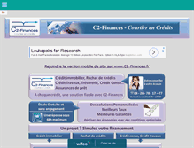 Tablet Screenshot of c2-finances.com